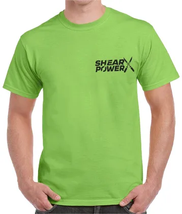shear power gardening t-shirt